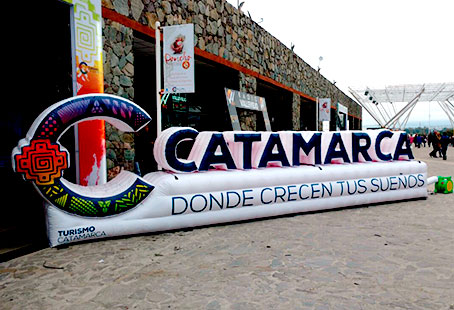 Logo inflable Catamarca Turismo