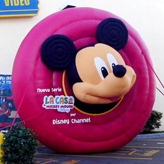Mickey Mouse inflable
